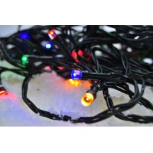 Χριστουγεννιάτικα λαμπάκια εξωτερικού χώρου LED 200xLED/8 λειτουργίες IP44 25m πολύχρωμα