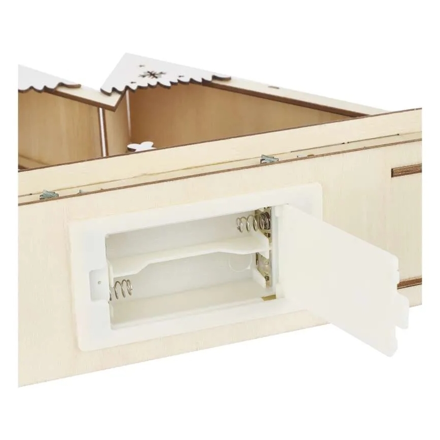 Χριστουγεννιάτικη LED διακόσμηση LED/0,6W/2xAA χριστουγεννιάτικο τοπίο