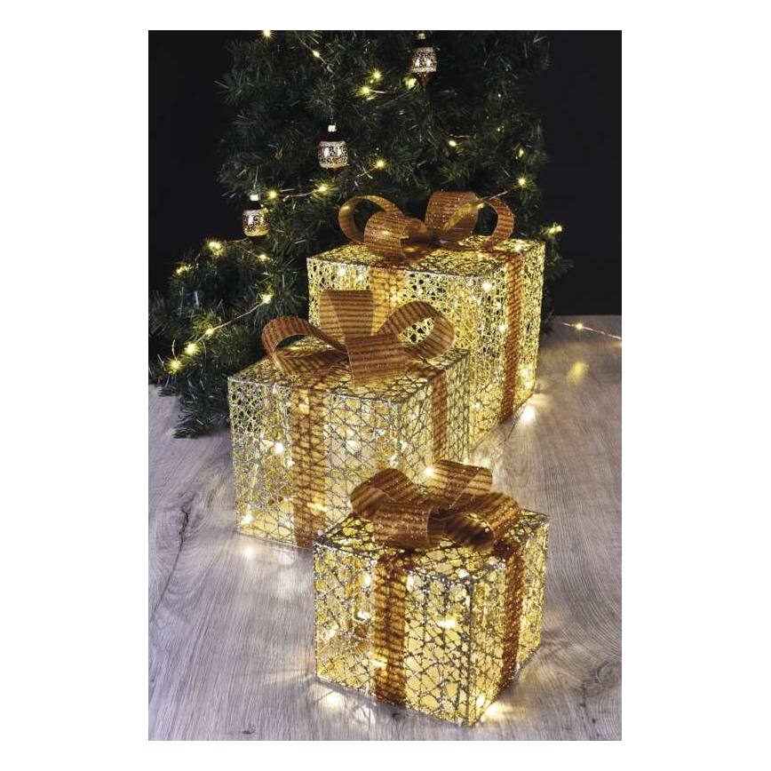 Χριστουγεννιάτικη διακόσμηση LED 72xLED/1,35W/230V χρυσό