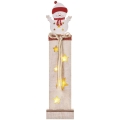 Χριστουγεννιάτικη διακόσμηση LED 7xLED/2xAA χιονάνθρωπος