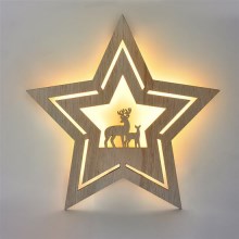 Χριστουγεννιάτικη διακόσμηση LED LED/2xAA αστέρι