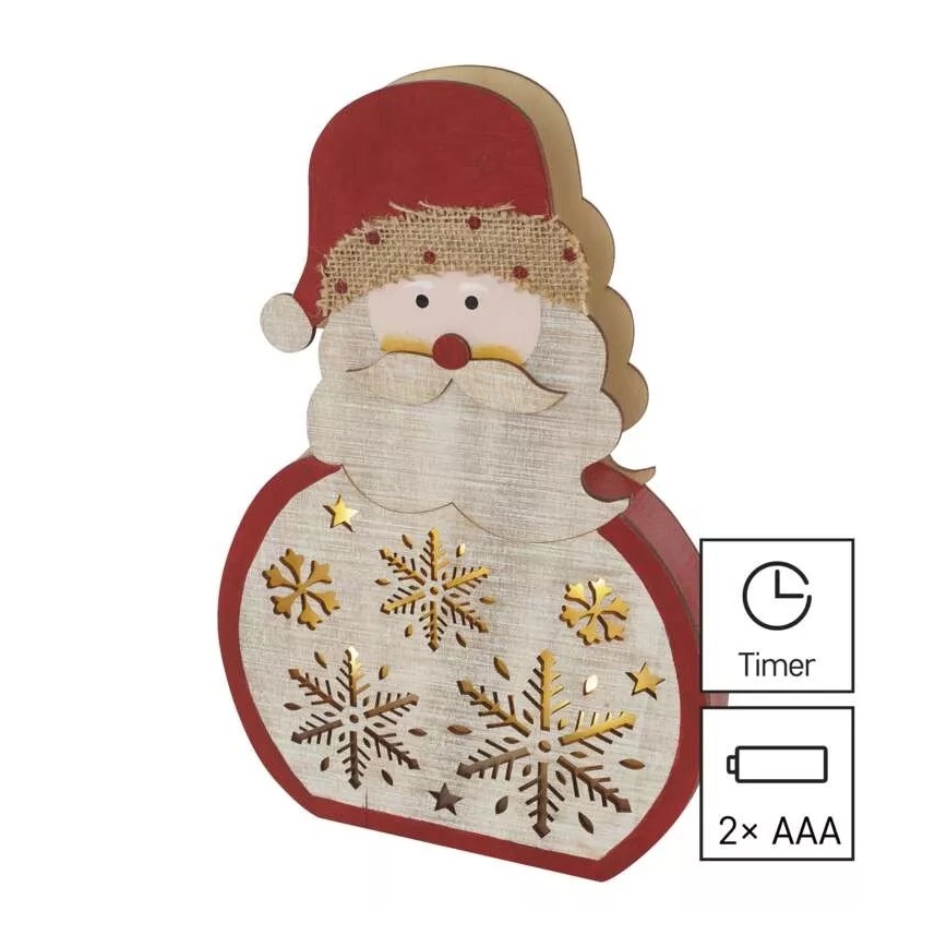 Χριστουγεννιάτικη διακόσμηση LED LED/2xAAA Santa