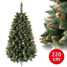 Χριστουγεννιάτικο δέντρο GOLD 220 cm πεύκο