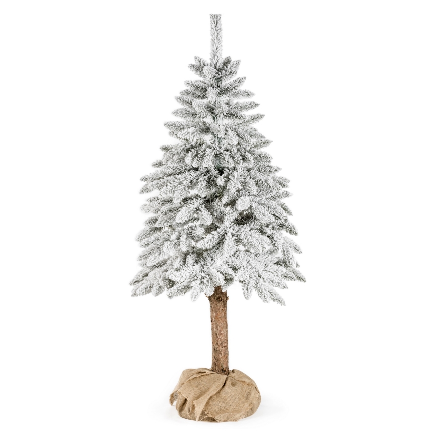 Χριστουγεννιάτικο δέντρο on a trunk NATURAL WITH SNOW 120 cm ερυθρελάτη