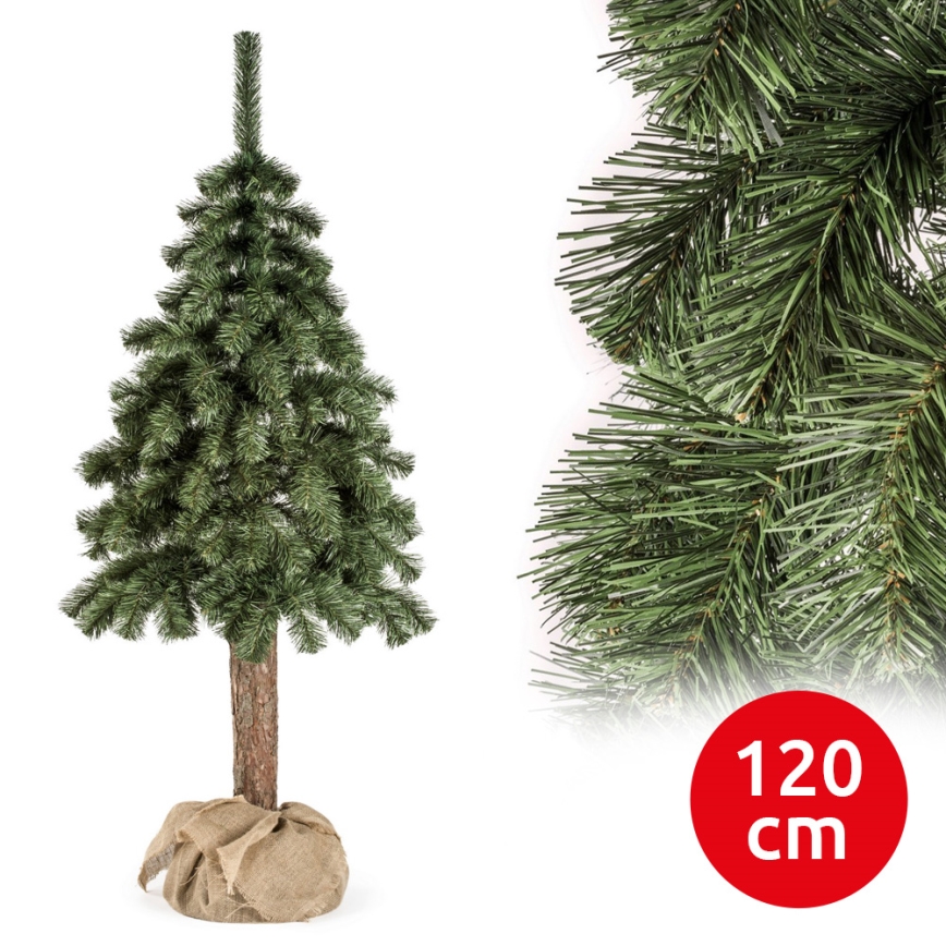 Χριστουγεννιάτικο δέντρο σε κορμό NATURAL 120 cm έλατο