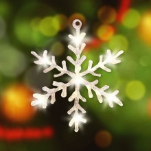 Χριστουγεννιάτικο διακοσμητικό παραθύρου LED 16xLED/3xAA ζεστό λευκό