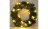 Χριστουγεννιάτικο στεφάνι LED εξωτερικού χώρου 15xLED/3xAA IP44