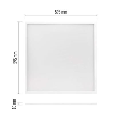 Χωνευτό πάνελ οροφής LED PROXO LED/33W/230V 4000K 60x60 cm λευκό