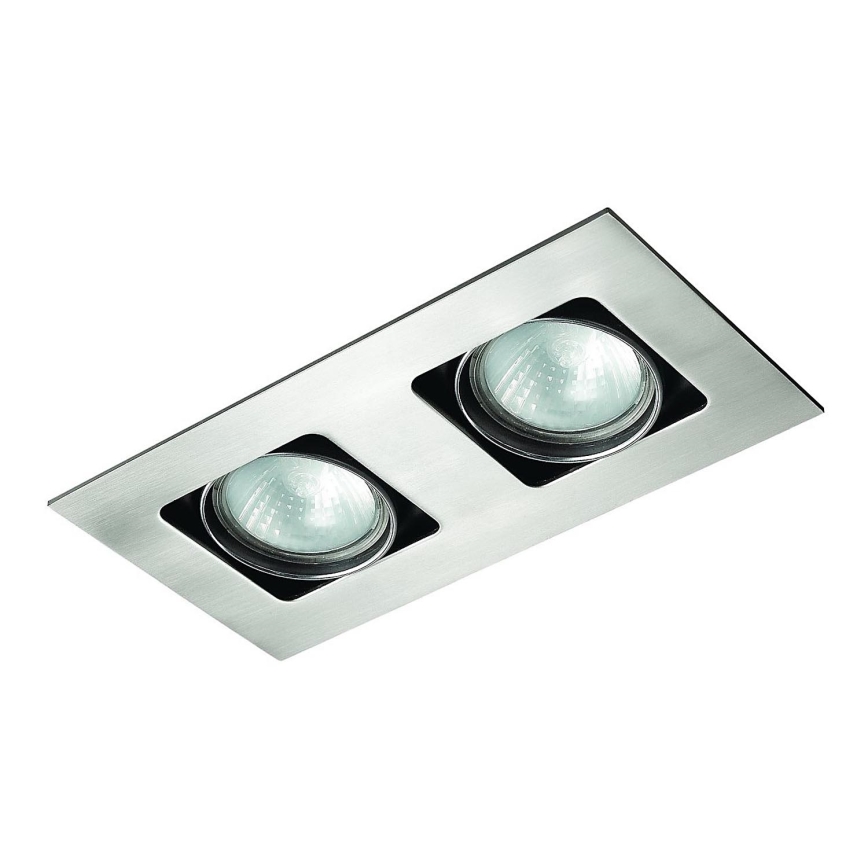 Χωνευτό φως OCZKO GUESTO 2xGU10/40W/230V