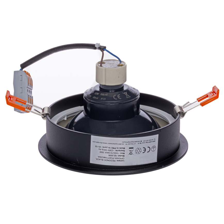 Χωνευτό φως REDONDO 1xAR111 - GU10/25W/230V