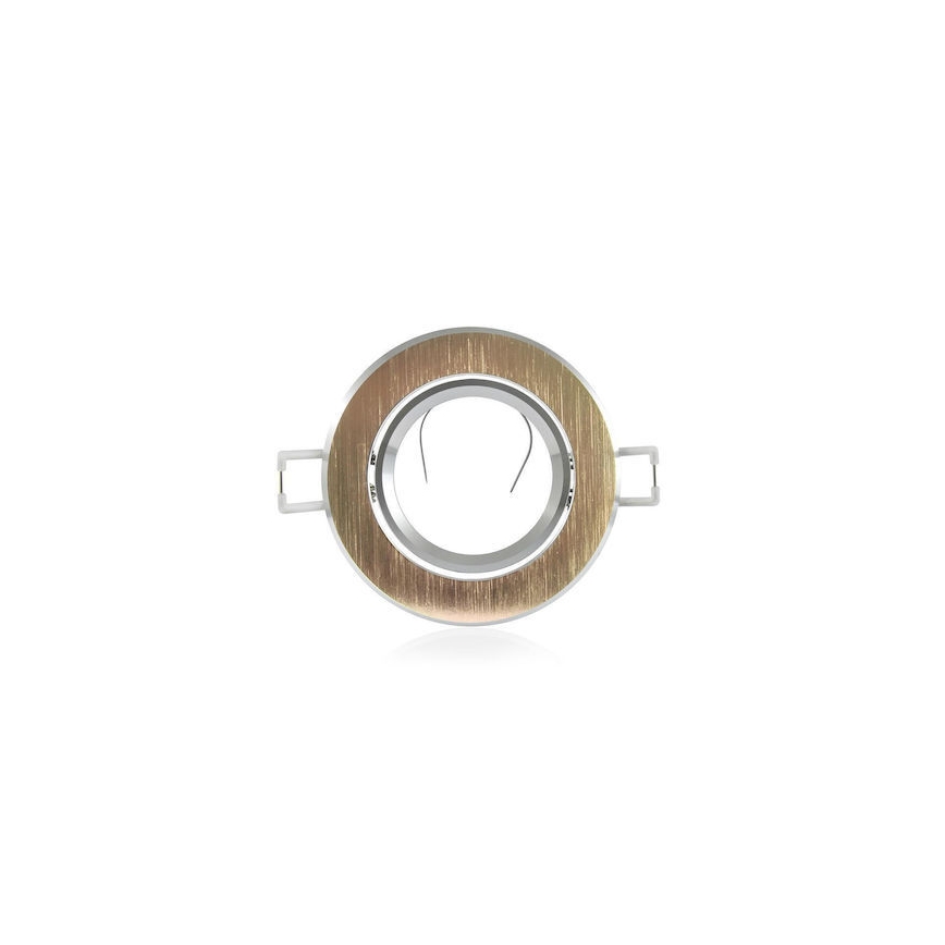 Χωνευτό φωτιστικό EAST OPAL 1xGU10/8W/230V διάμετρος 8,5 cm χρυσαφί