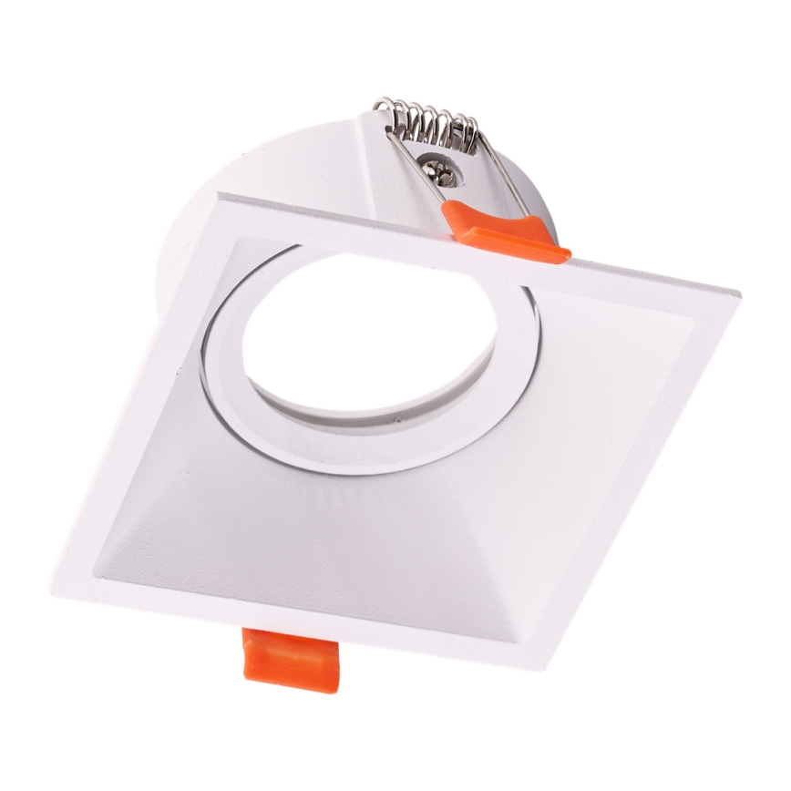 Χωνευτό φωτιστικό EYE 1xGU10/25W/230V τετράγωνο λευκό