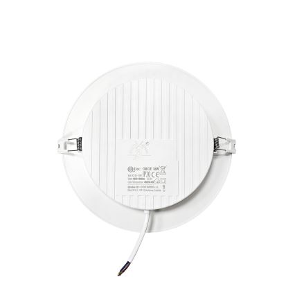 Χωνευτό Φωτιστικό LED CIRCLE LED/18W/230V 4000K διάμετρος 22 cm λευκό