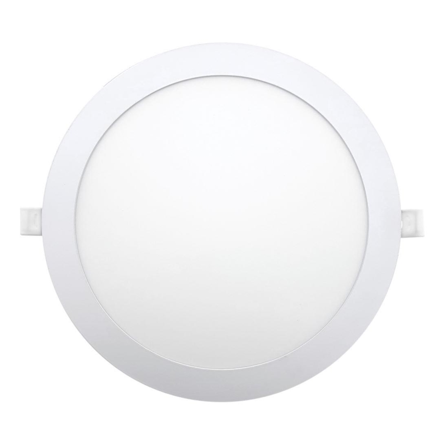 Χωνευτό Φωτιστικό LED CIRCLE LED/24W/230V 6500K διάμετρος 30 cm λευκό