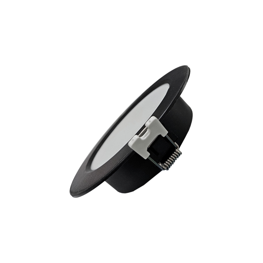 Χωνευτό Φωτιστικό LED CIRCLE LED/3W/230V 4000K διάμετρος 9 cm μαύρο