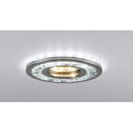Χωνευτό Φωτιστικό LED EYE 1xGU10/50W + LED/3W/230V
