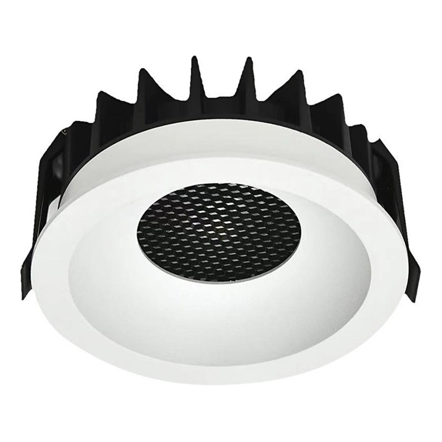 Χωνευτό Φωτιστικό LED LED/12W/230V 3000/4000/6400K ø 8,6 cm λευκό