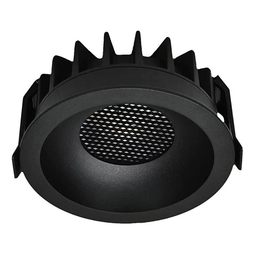 Χωνευτό Φωτιστικό LED LED/18W/230V 3000/4000/6400K ø 10,6 cm μαύρο