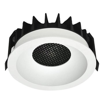 Χωνευτό Φωτιστικό LED LED/18W/230V 3000/4000/6400K διάμετρος 10,6 cm λευκό