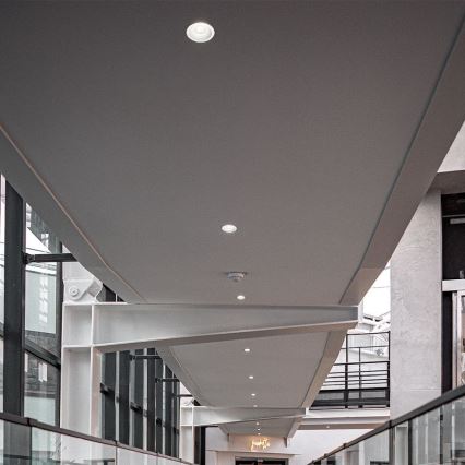 Χωνευτό Φωτιστικό LED LED/18W/230V 3000/4000/6400K διάμετρος 10,6 cm λευκό