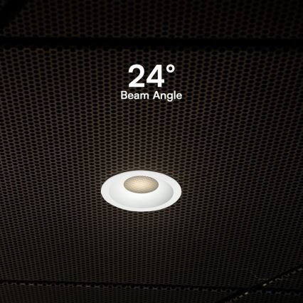 Χωνευτό Φωτιστικό LED LED/18W/230V 3000/4000/6400K διάμετρος 10,6 cm λευκό