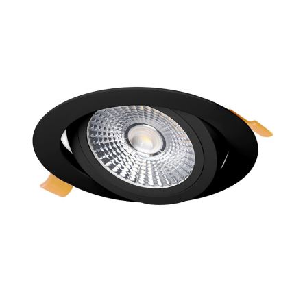 Χωνευτό Φωτιστικό LED LED/18W/230V 3000K διάμετρος 11,5 cm μαύρο