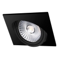 Χωνευτό Φωτιστικό LED LED/18W/230V 4000K 11,5x11,5 cm μαύρο