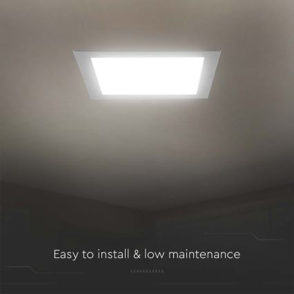 Χωνευτό Φωτιστικό LED LED/24W/230V 29,5x29,5 cm 6500K λευκό