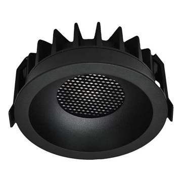 Χωνευτό Φωτιστικό LED LED/24W/230V 3000/4000/6400K ø 13,5 cm μαύρο