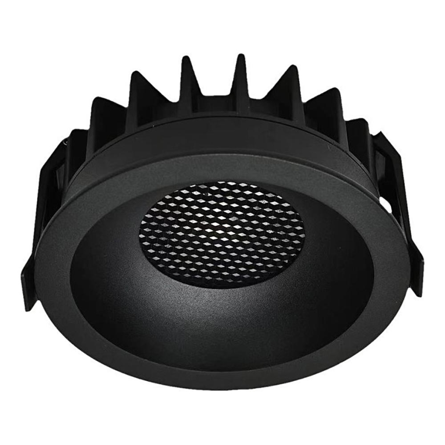 Χωνευτό Φωτιστικό LED LED/24W/230V 3000/4000/6400K ø 13,5 cm μαύρο