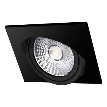 Χωνευτό Φωτιστικό LED LED/6W/230V 3000K 8,5x8,5 cm μαύρο