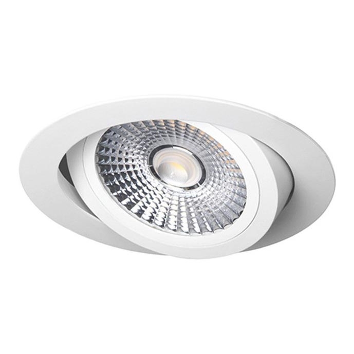 Χωνευτό Φωτιστικό LED LED/6W/230V 3000K διάμετρος 8,5 cm λευκό