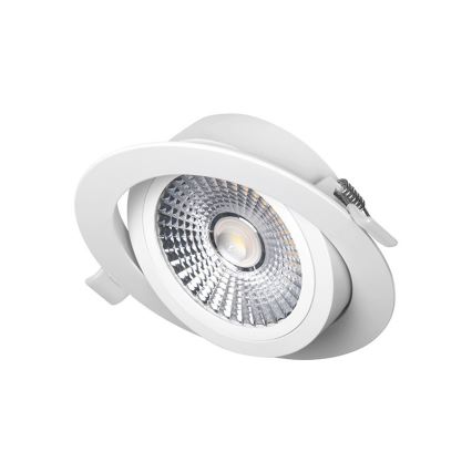 Χωνευτό Φωτιστικό LED LED/6W/230V 4000K διάμετρος 8,5 cm λευκό