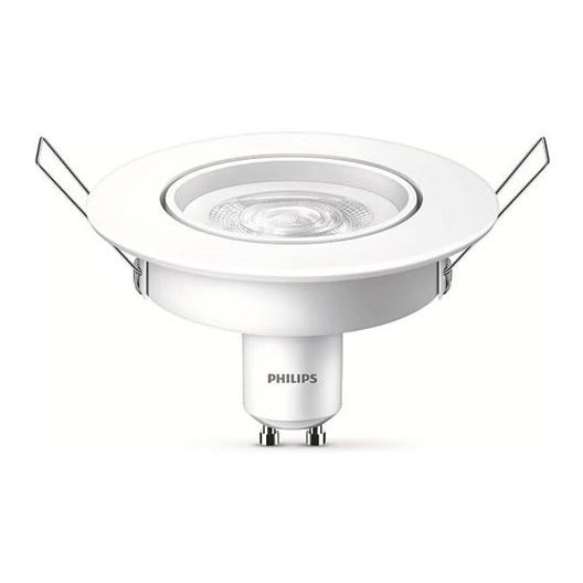 Χωνευτό Φωτιστικό LED Philips 1xGU10/4,7W/230V 2700K