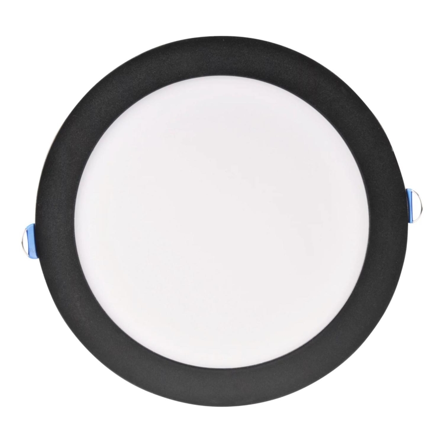 Χωνευτό Φωτιστικό LED RIGEL LED/14W/230V 4000K διάμετρος 22 cm μαύρο