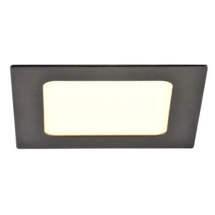Χωνευτό Φωτιστικό LED RIGEL LED/4,8W/230V 4000K 11,8x11,8 cm μαύρο