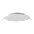 Χωνευτό Φωτιστικό LED SAMSUNG CHIP LED/18W/230V 6500K διάμετρος 22 cm λευκό
