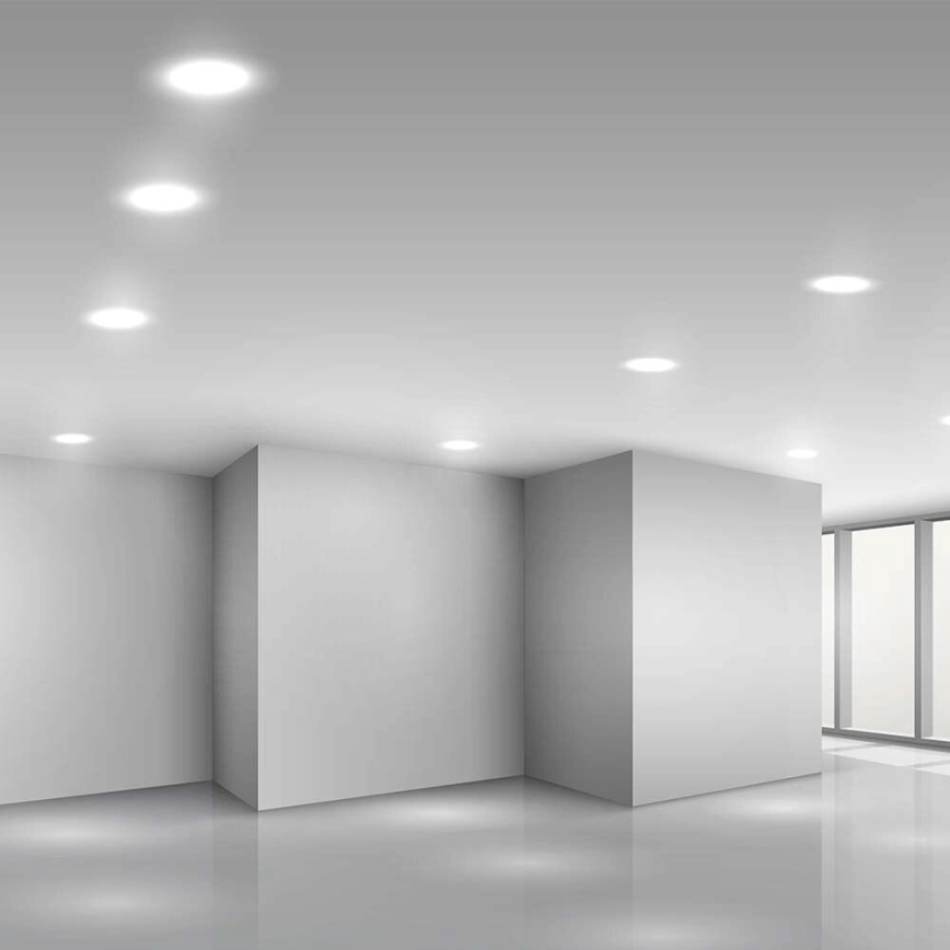 Χωνευτό Φωτιστικό LED SAMSUNG CHIP LED/24W/230V 6500K διάμετρος 29,4 cm λευκό
