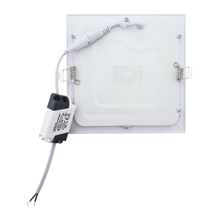 Χωνευτό Φωτιστικό LED SQUARE LED/12W/230V 4200K 16,8x16,8 cm λευκό