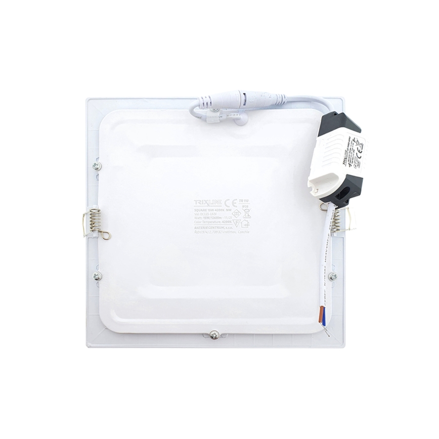 Χωνευτό Φωτιστικό LED SQUARE LED/15W/230V 4200K 18,8x18,8 cm λευκό