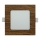 Χωνευτό Φωτιστικό LED SQUARE LED/6W/230V 4200K 11,8x11,8 cm καφέ