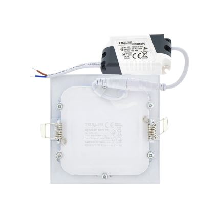 Χωνευτό Φωτιστικό LED SQUARE LED/6W/230V 4200K 11,8x11,8 cm λευκό