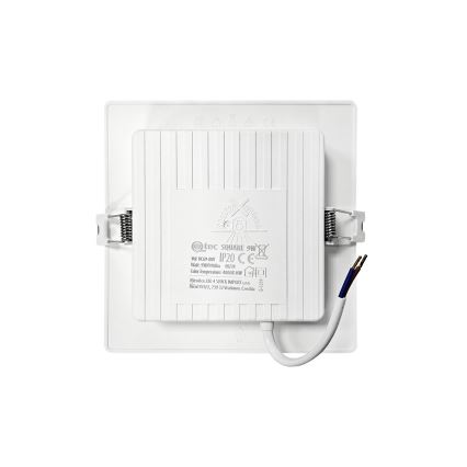 Χωνευτό Φωτιστικό LED SQUARE LED/9W/230V 4000K 14,5x14,5 cm λευκό