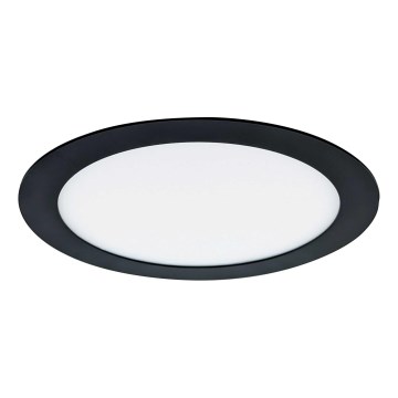 Χωνευτό Φωτιστικό LED VEGA LED/18W/230V 2900/3900/5800K διάμετρος 22,5 cm μαύρο