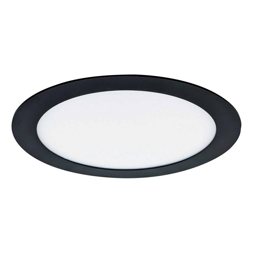 Χωνευτό Φωτιστικό LED VEGA LED/18W/230V 2900/3900/5800K διάμετρος 22,5 cm μαύρο
