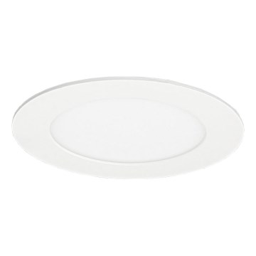 Χωνευτό Φωτιστικό LED VEGA LED/6W/230V 2900/3900/5800K διάμετρος 12,5 cm λευκό