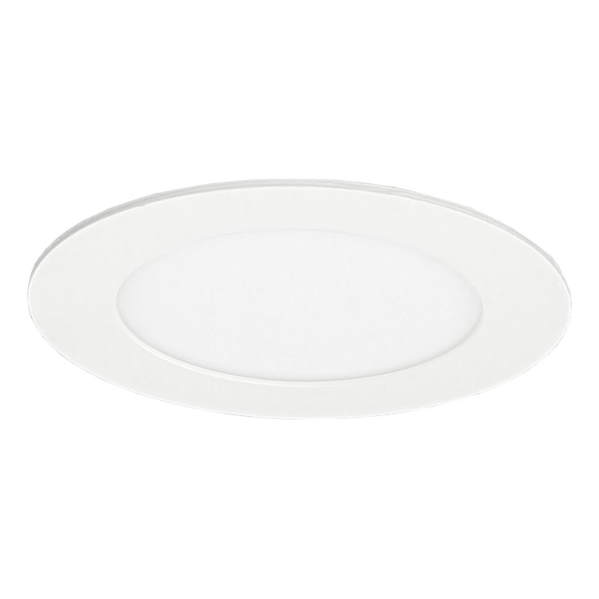 Χωνευτό Φωτιστικό LED VEGA LED/6W/230V 2900/3900/5800K διάμετρος 12,5 cm λευκό