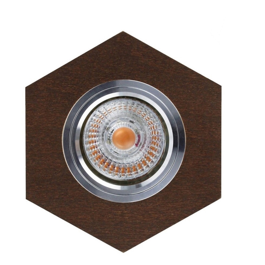 Χωνευτό Φωτιστικό LED VITAR 1xGU10/5W/230V CRI 90 οξιά