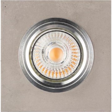 Χωνευτό Φωτιστικό LED VITAR 1xGU10/5W/230V CRI 90 τσιμέντο – FSC πιστοποιημένο