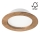 Χωνευτό Φωτιστικό LED WOODY SPOT LED/12,5W/230V 3000K καρυδιά ø 16 cm